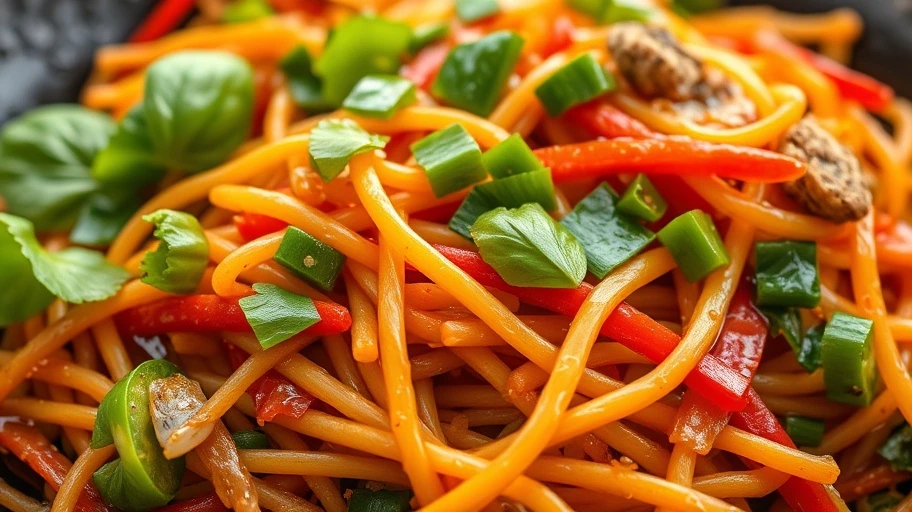 Món ăn chiên xào đậm đà hương vị Việt Nam.