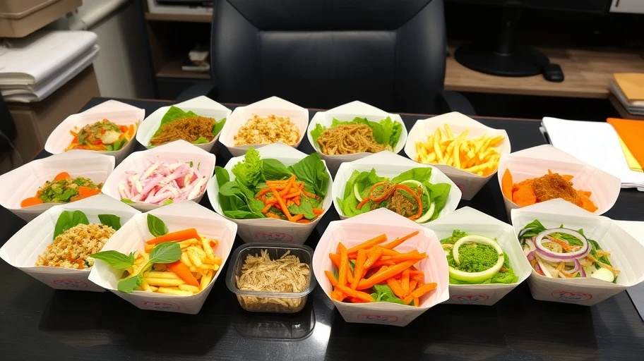 Món ăn nhỏ gọn văn phòng