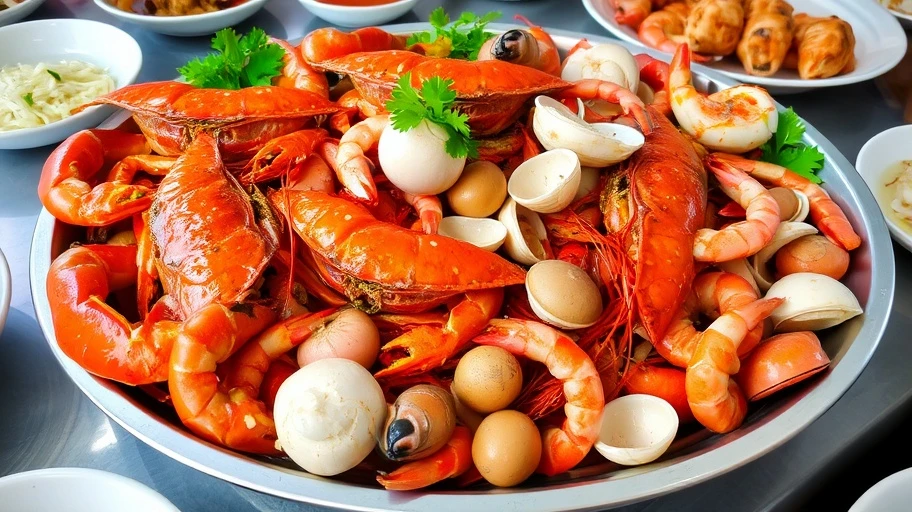Món hải sản và đặc sản Tân Bình