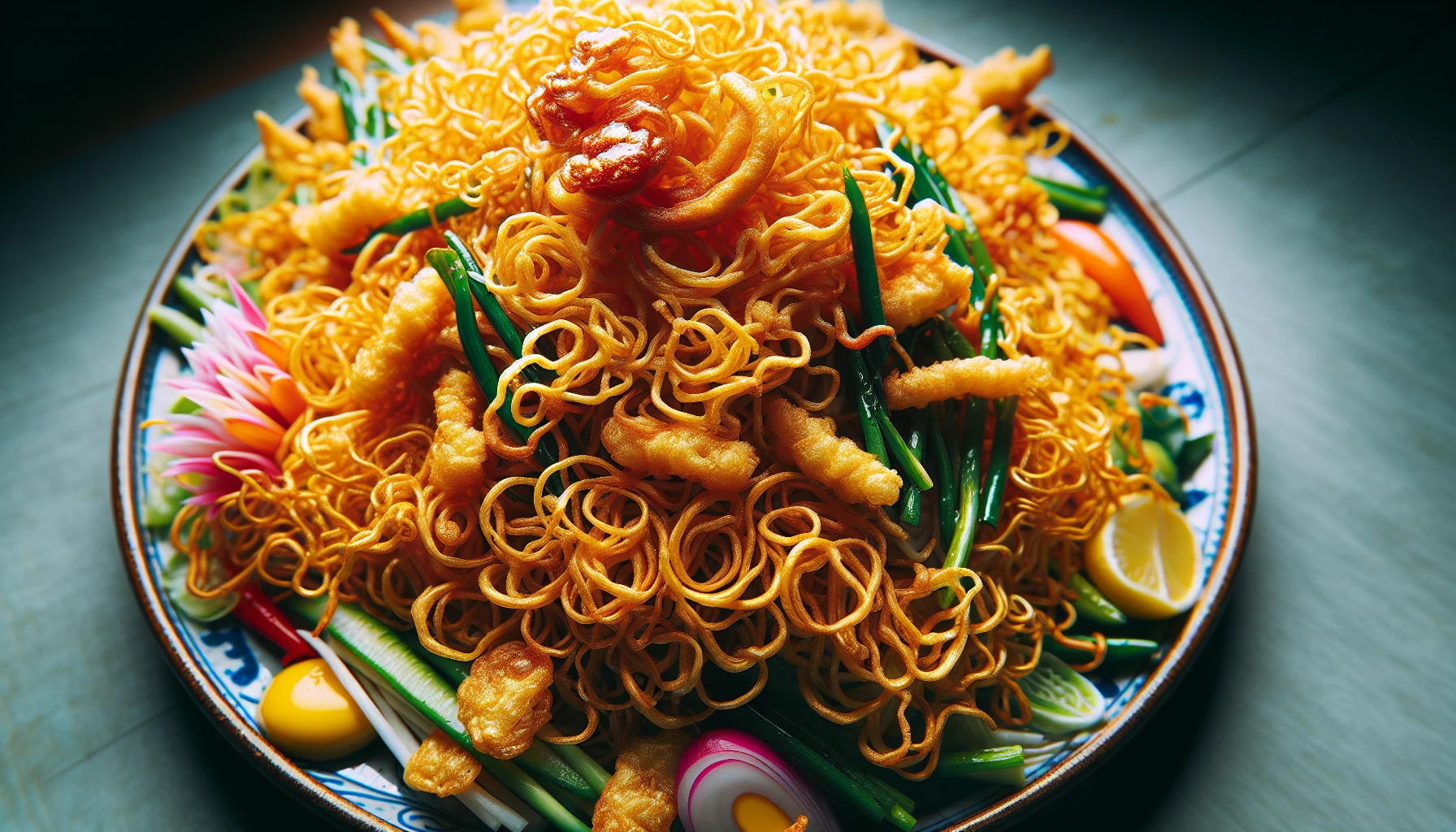 Món mì xào giòn Củ Chi