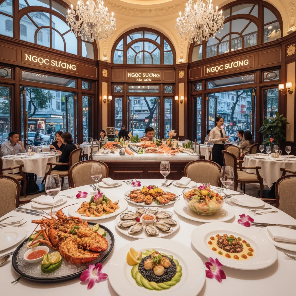 Ngọc Sương Sài Gòn với không gian ấn tượng