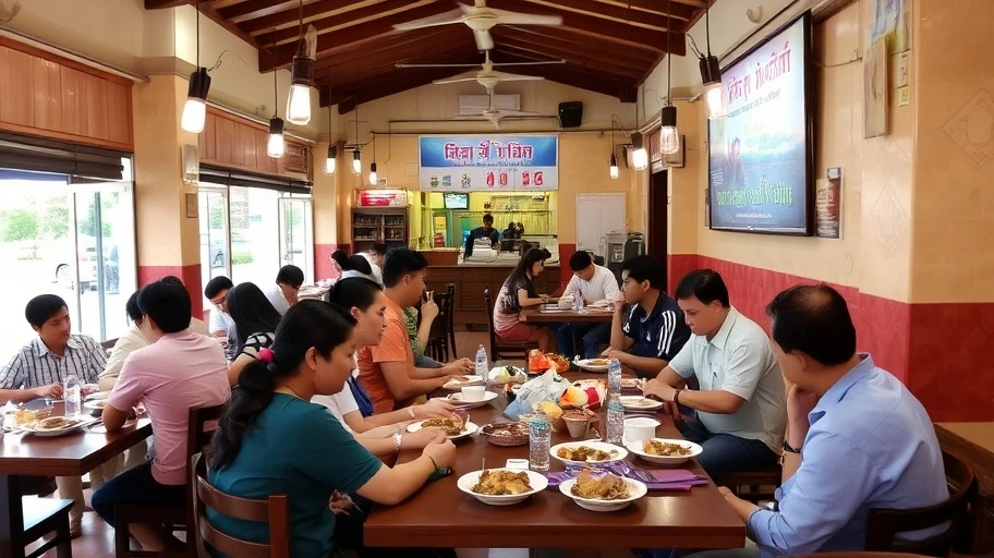 Nhà hàng Làng Vân với món dê đặc sắc