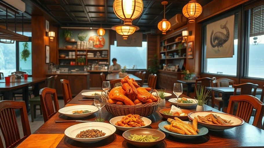 Nhà hàng Linh Đan tại Hạ Long với món cá thu sốt chua ngọt