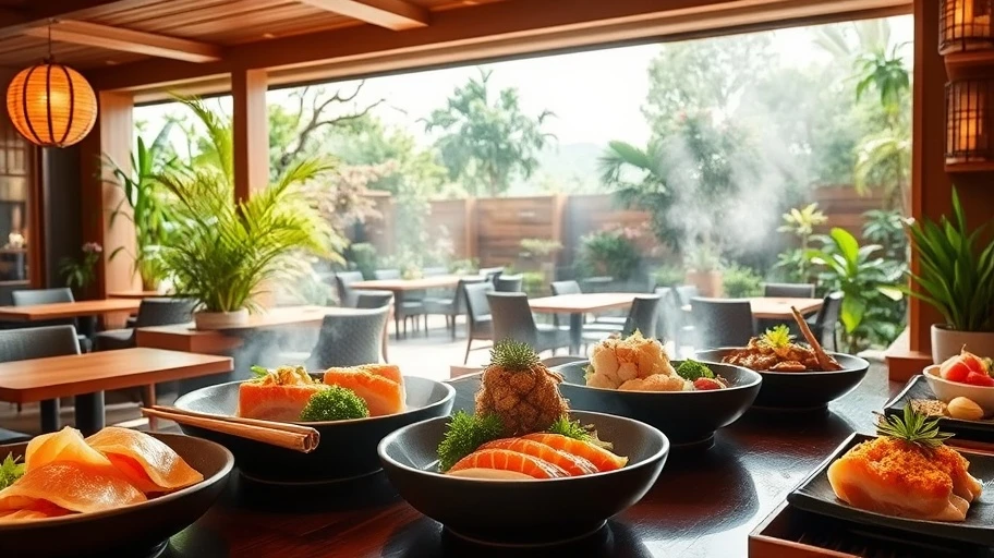 Nhà hàng Sashimi BBQ Garden chuyên phục vụ ẩm thực Nhật Bản