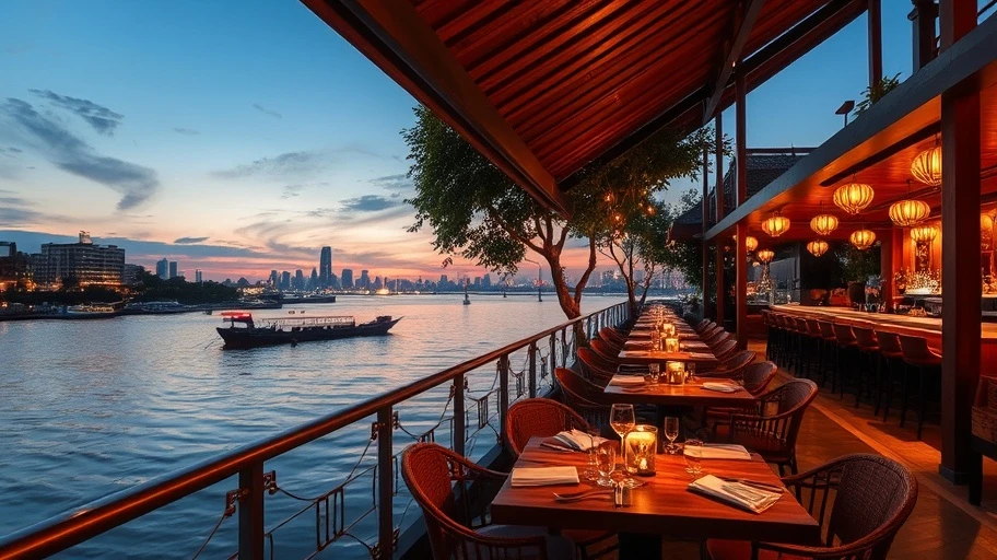 Nhà hàng view đẹp Sài Gòn bên sông