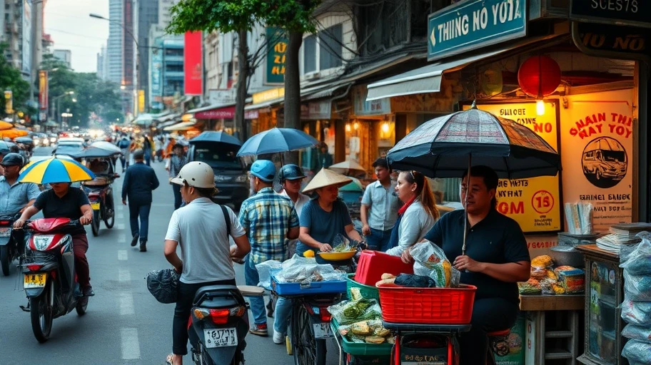 Những gánh hàng rong và cảnh quan văn hóa tại TP.HCM