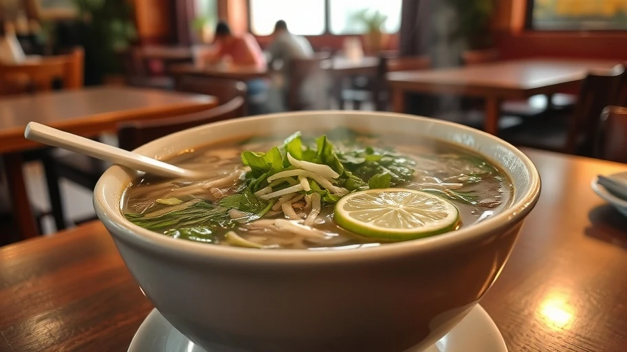Phở tái lăn thơm ngon tại Sài Gòn
