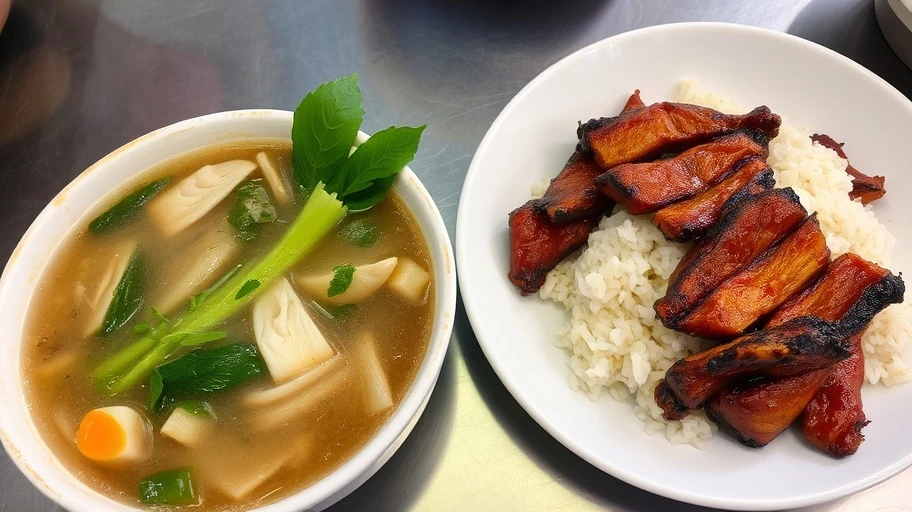 Phở và cơm tấm ngon tại quán ăn Quận 5