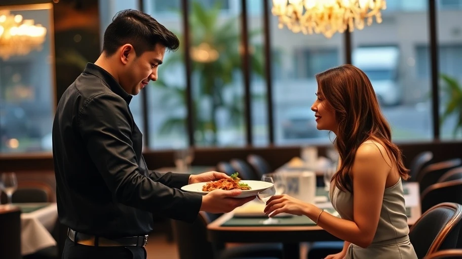 Phong cách phục vụ nhà hàng hẹn hò ở TP.HCM