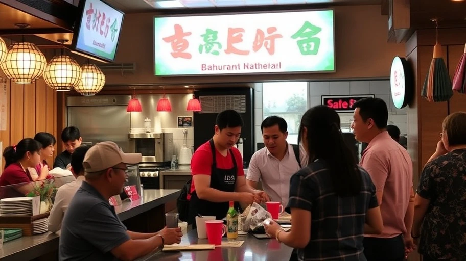 Phong cách phục vụ tại quán cơm Daklak