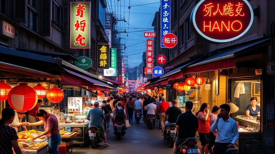 Quán ăn đường phố gần Pullman Hà Nội