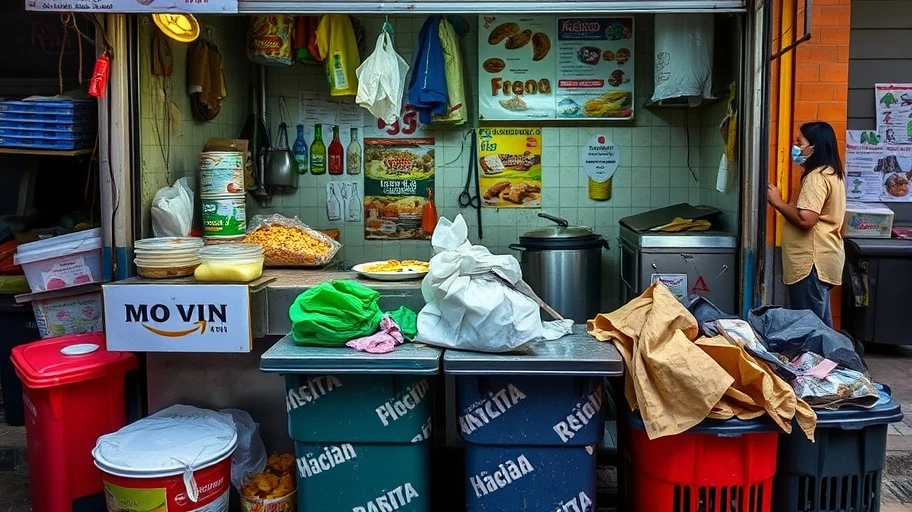 Quán ăn nhiều ruồi do vệ sinh kém