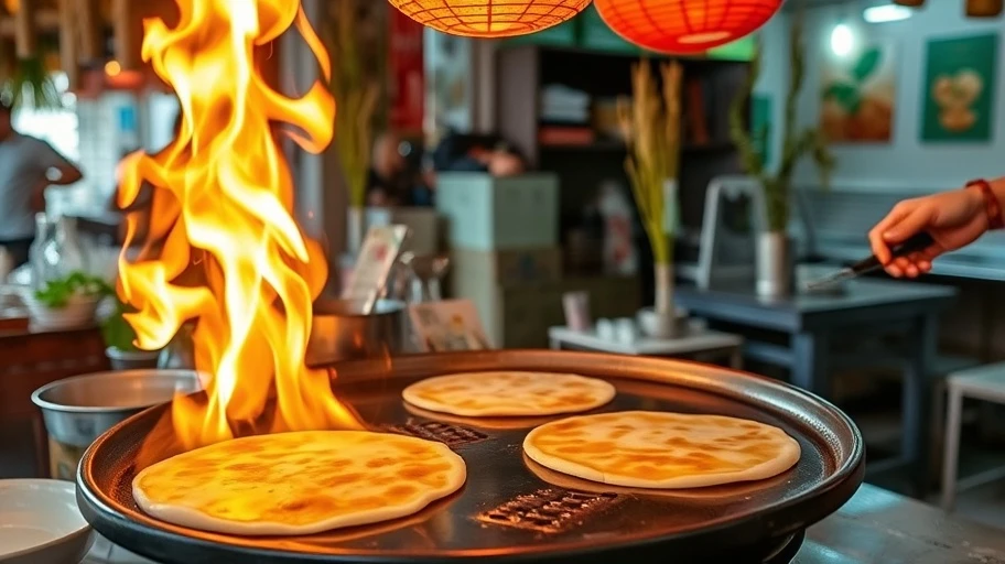 Quán bánh xèo nổi tiếng ở Sài Gòn.