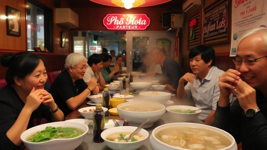 Quán phở nổi tiếng Phở Hòa Pasteur ở Sài Gòn