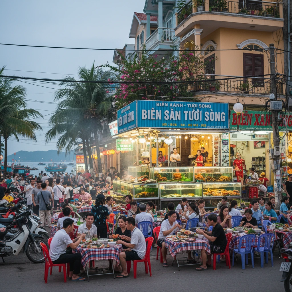 Quán Việt Hưng với hải sản tươi sống