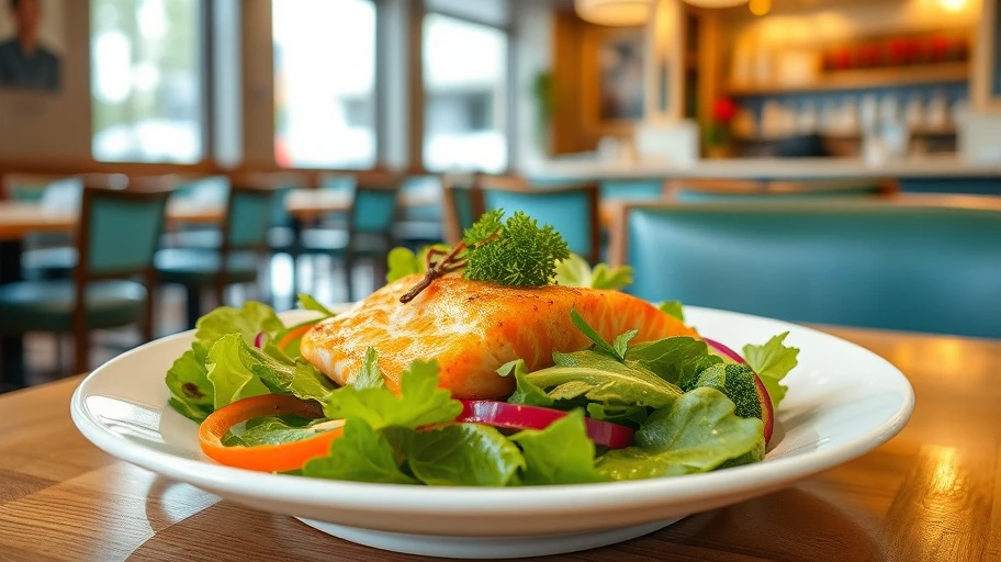 Salad cá hồi tươi ngon