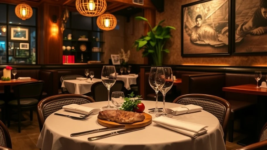Steakhouse lãng mạn ở Sài Gòn