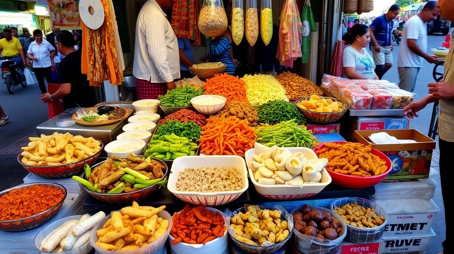 Sự hòa quyện văn hóa trong ẩm thực đường phố TP.HCM.