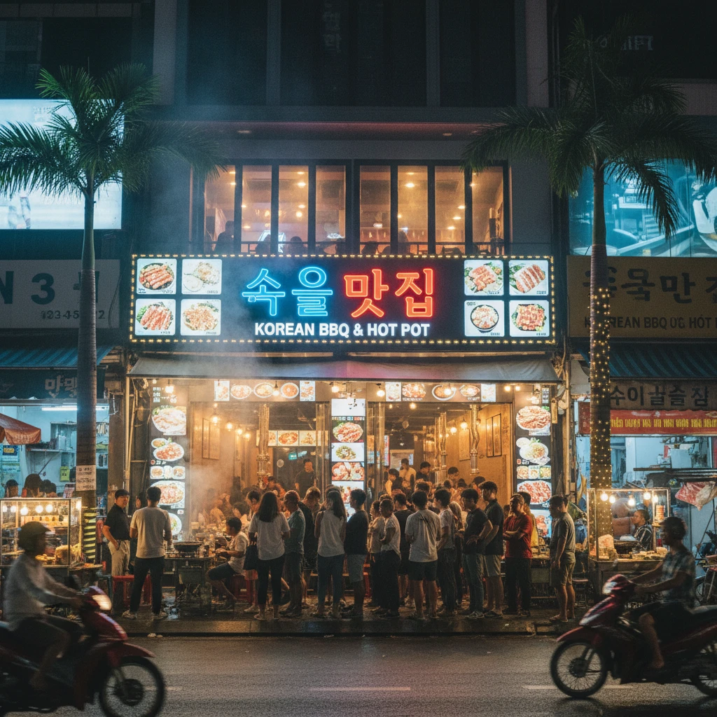 Sự phổ biến của quán ăn Hàn Quốc tại TP.HCM