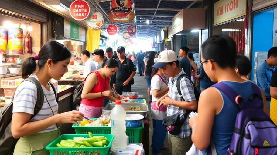 Tác động kinh tế ẩm thực đường phố đến du lịch TP.HCM.