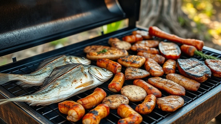 Thịt nướng kiểu Úc ngoài trời