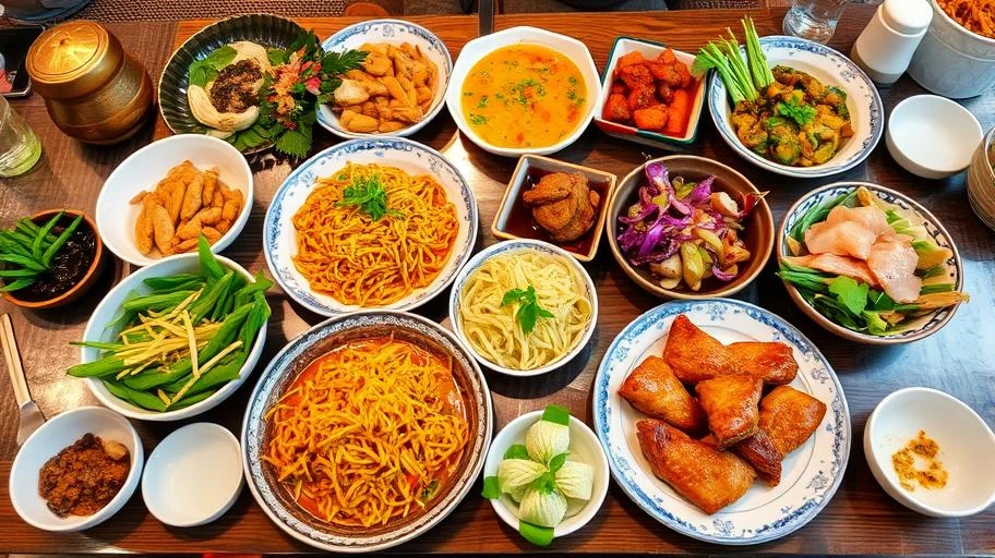 Thực đơn đa dạng tại Quán Cơm Vui Cam Ranh