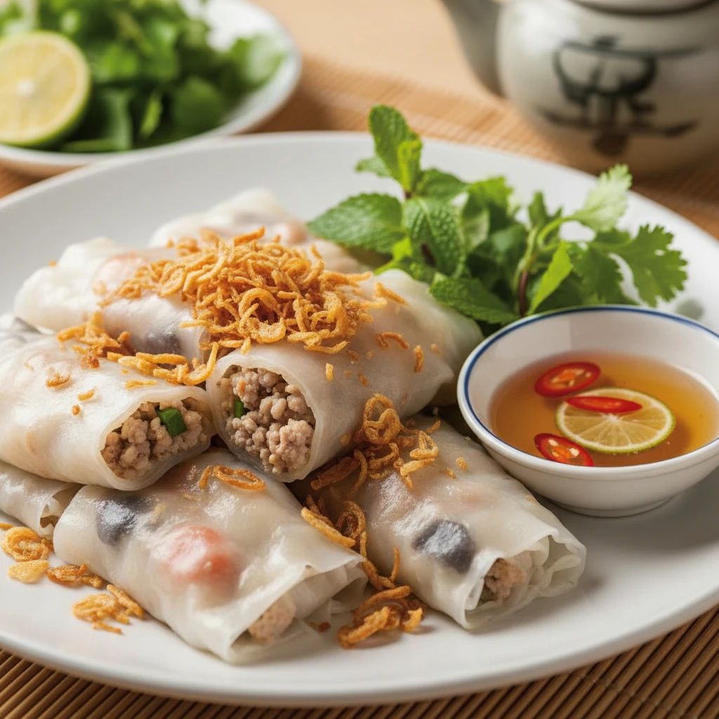 Tinh tế của bánh cuốn Hà Nội