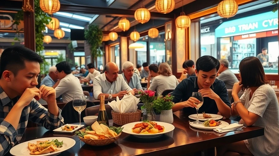 văn hóa ẩm thực Âu tại TPHCM