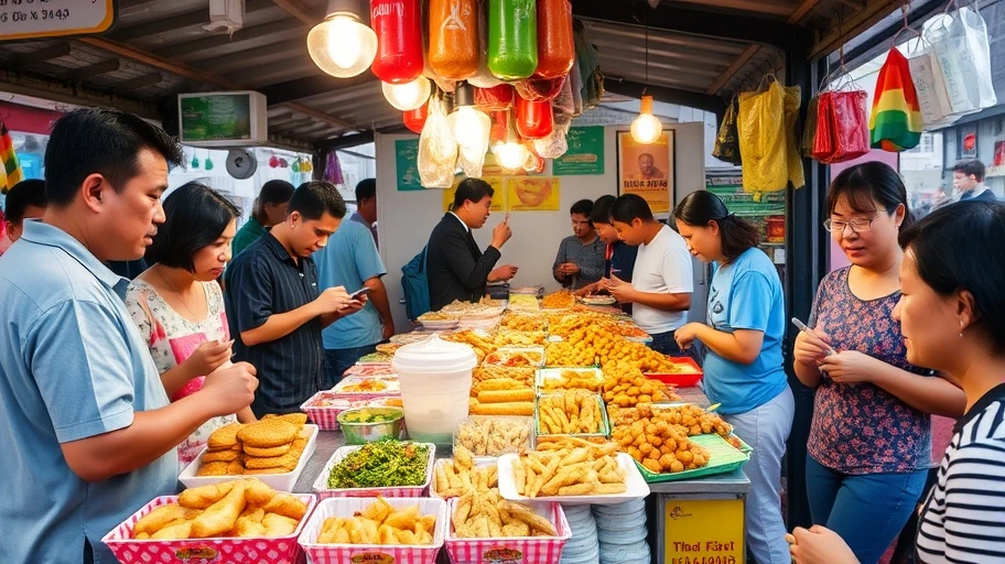 Yếu tố ẩm thực đường phố trong Menu Quán Ngon